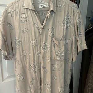 Mens Italian silk shirt